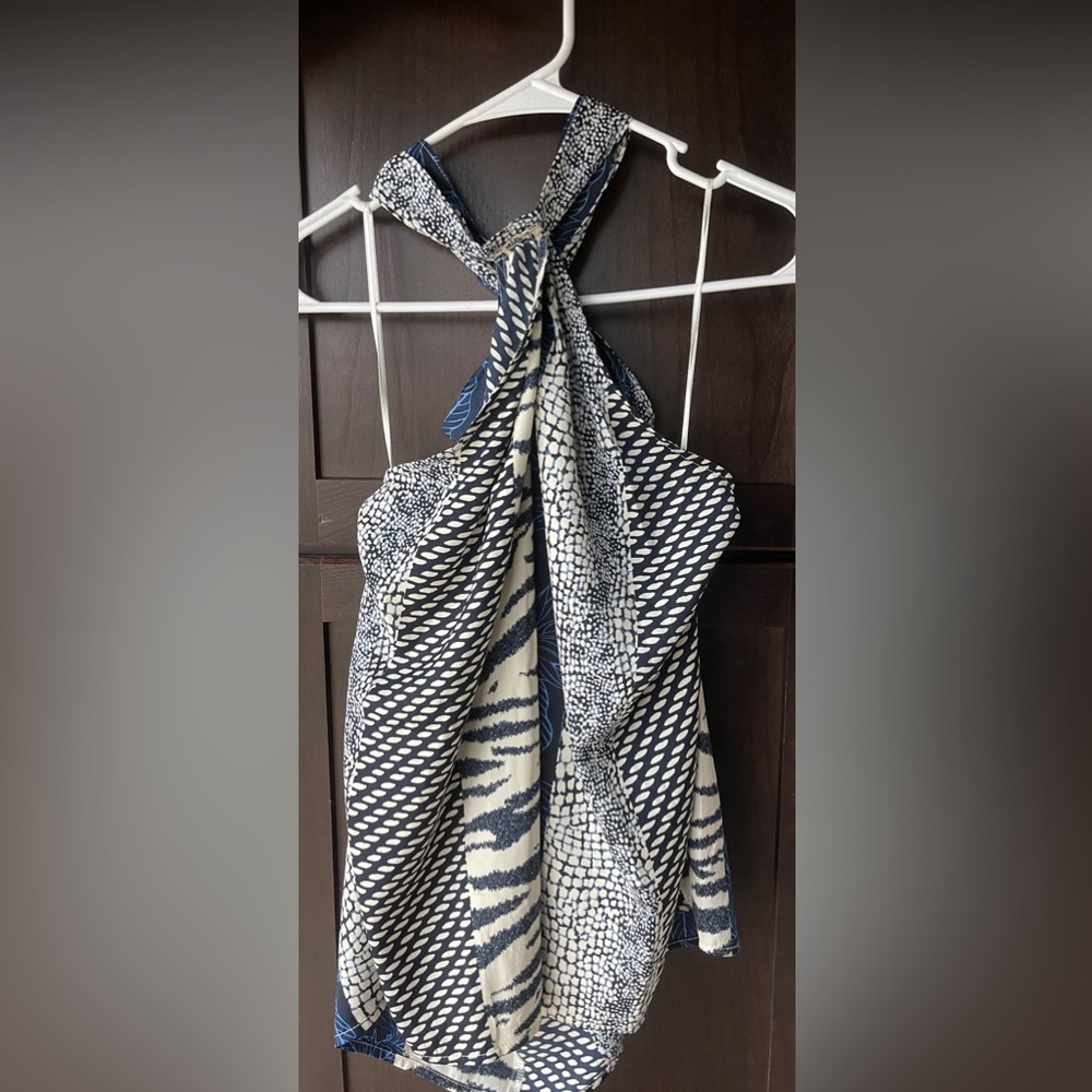 Banana Republic Patterned Halter Top
